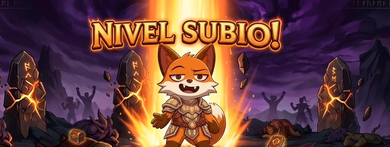 Subida de nivel